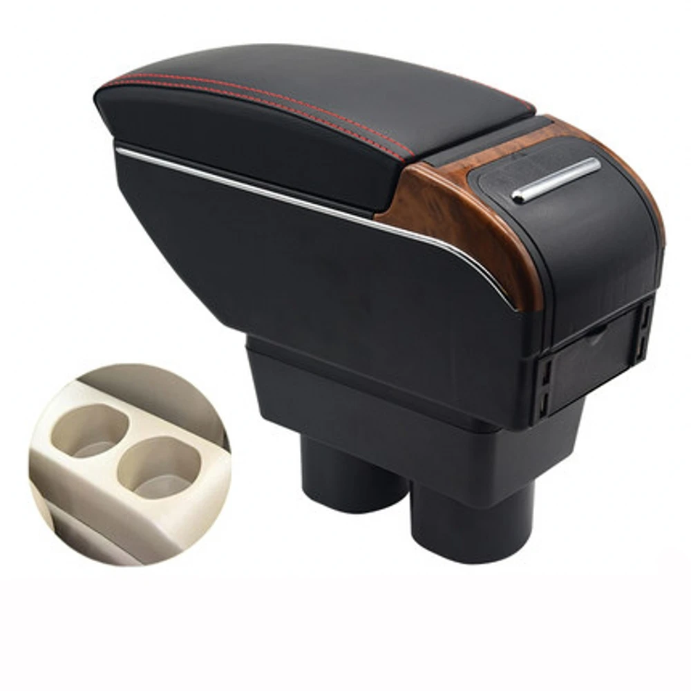 

For Car Nissan Sylphy TIIDA Armrest Box Central Content Interior Arm Elbow Rest Storage Case Car-styling with USB Cup Holder