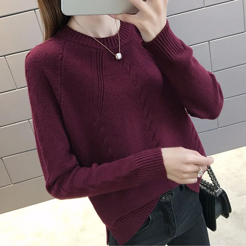 

Женский Пуловер Весна-Осень 2020, Новая женская рубашка Bao Wei, женский свитер, рубашка, свитер, однотонное пальто A248