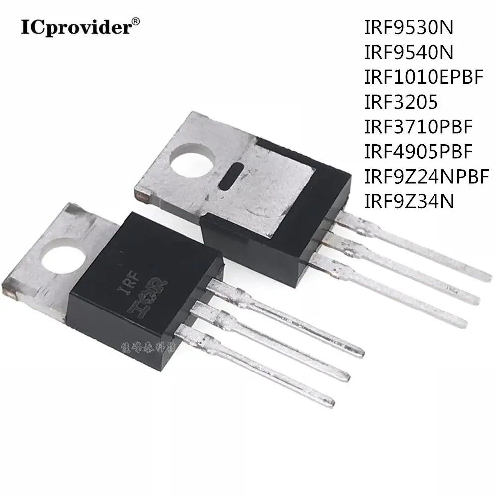 5 шт./лот MOSFET IRF9530N IRF9540N IRF1010EPBF IRF3205PBF IRF3710PBF IRF4905PBF IRF9Z24NPBF IRF9Z34NPBF TO220 | Электронные