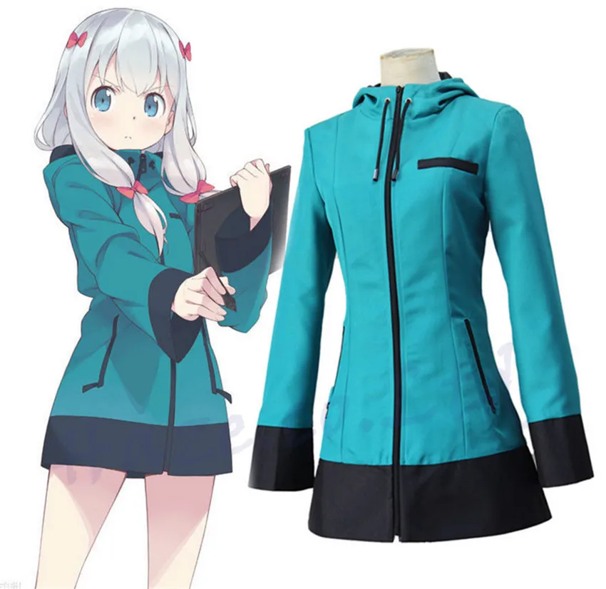 

Аниме «Eromanga-Sensei» Izumi Sagiri куртка на молнии с капюшоном костюм для косплея костюм на Хэллоуин для женщин