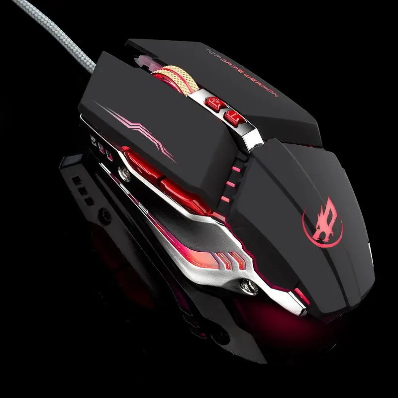Проводная игровая мышь, 8 клавиш, 4000 dpi, светодиодный, оптическая, USB, компьютерная мышь, геймерские мыши, T9, игровая мышь, бесшумная, Mause, для ПК, R25