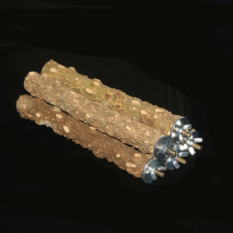 

Claw Grinding Stick Pepper Wood Standing Bar 1Pcs Bird Parrot Stand Holder Cage Accessories Bird Supplies Portable Pets Toys