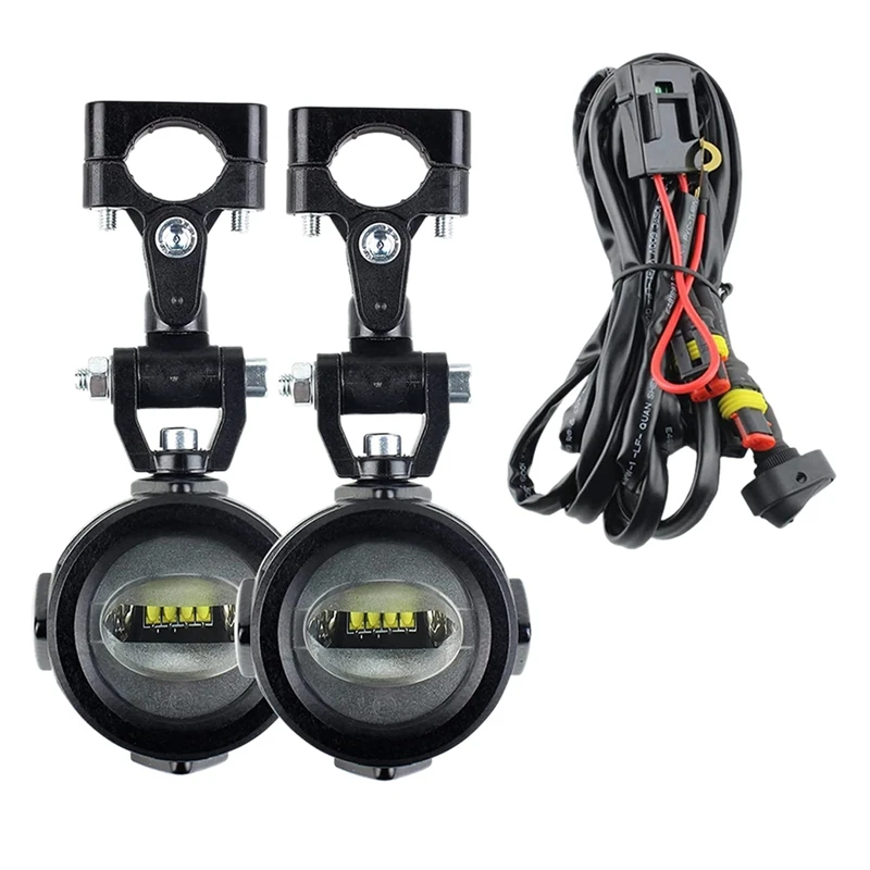 

Motorcycle Headlights Spotlights Fog Lights 40W 6000K Auxiliary Lights for BMW- R1200GS F800GS F700GS F650 K1600