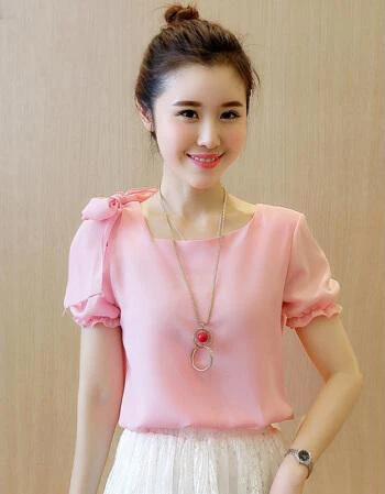 

2020 Women black Short Sleeve Shirt Top Garment