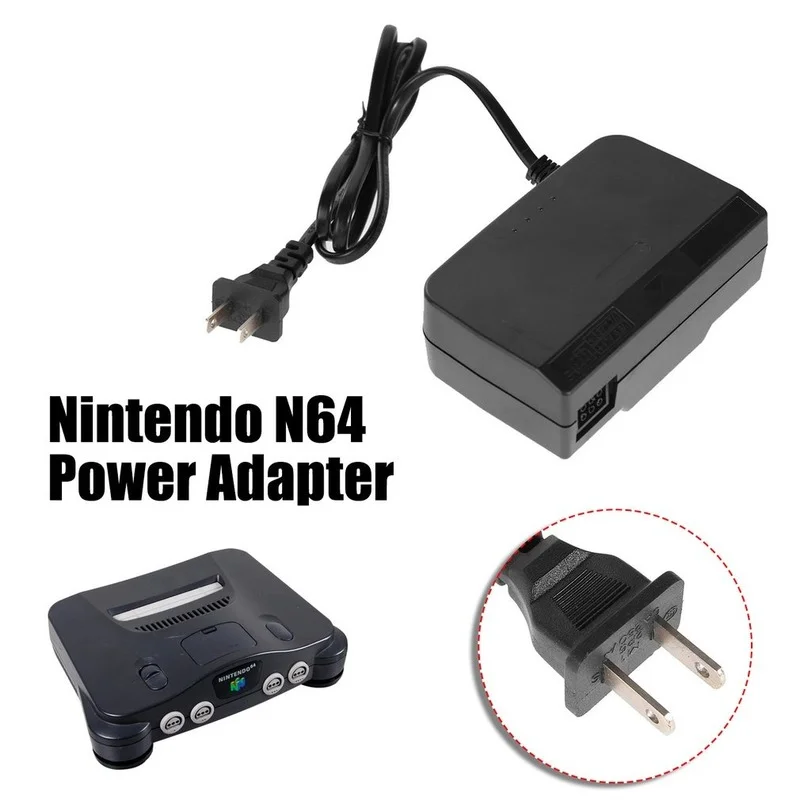 

For Nintendo N64 AC Adapter Charger Nintendo 64 US Regulatory Power Adapter Power Supply Cord Charging Charger Power Supply