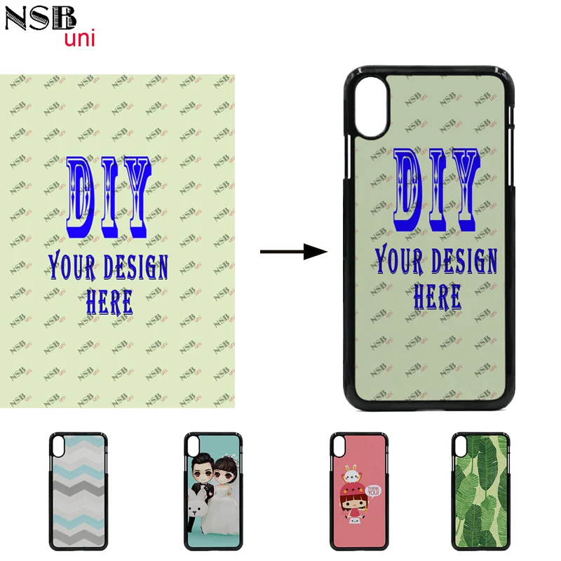 NSB uni для I phone XS MAX индивидуальные чехлы сублимации сделай сам теплопередача