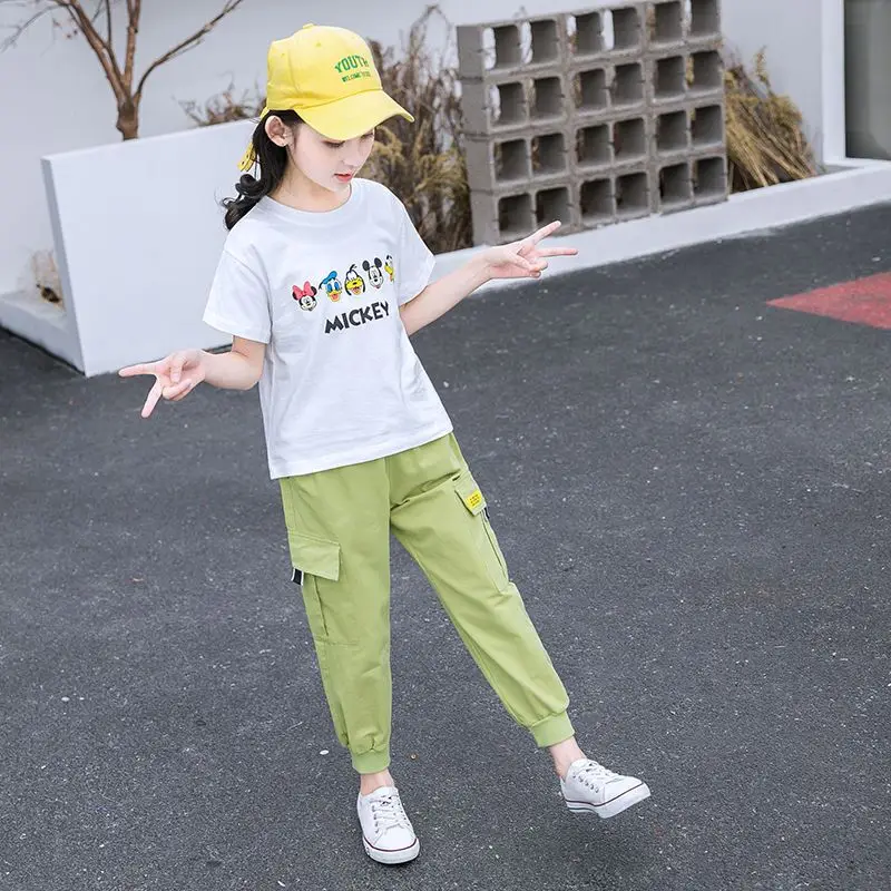 Брюки для девочек EACHIN свободные в стиле хип-хоп | Мать и ребенок