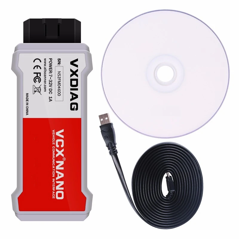 VXDIAG VCX NANO obd2 Диагностический автоматический сканер VCM2 WIFI/USB Автомобильные
