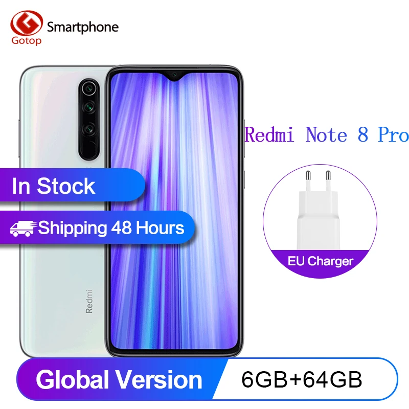 Смартфон Xiaomi Redmi Note 8 Pro 6 + 64 ГБ 4500 мАч QC 3 0|Смартфоны| |