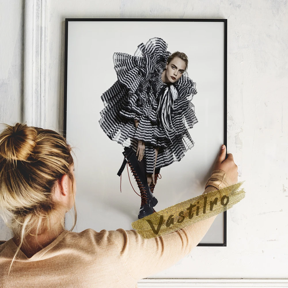 Лидер продаж модельный плакат Cara Delevingne картина по мотивам фильма Звезда Женщины