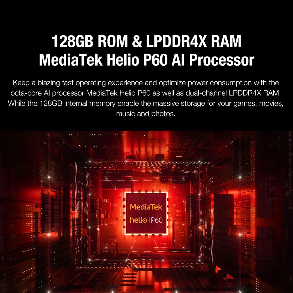 UMIDIGI X 6,35 дюймов AMOLED 4 Гб 128 ГБ глобальная версия Смартфон Android 9,0 Helio P60 48MP 4150 мАч отпечаток пальца NFC 4G мобильный телефон