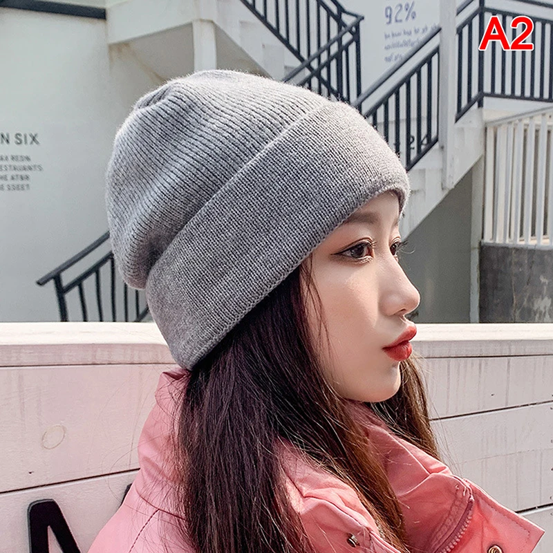 

8 цветов, новые корейские шерстяные вязаные шапки, женские и мужские шапки, осенне-зимние эластичные шапочки, облегающие шапки, оптовая прод...