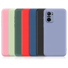 Чехол для Xiaomi Poco M3 X4 NFC M4 Pro X3 F3 Redmi Note 9 10 Pro 9S 9T 9A 9C 10T Lite, жидкий силиконовый бампер, мягкий чехол Poco M3