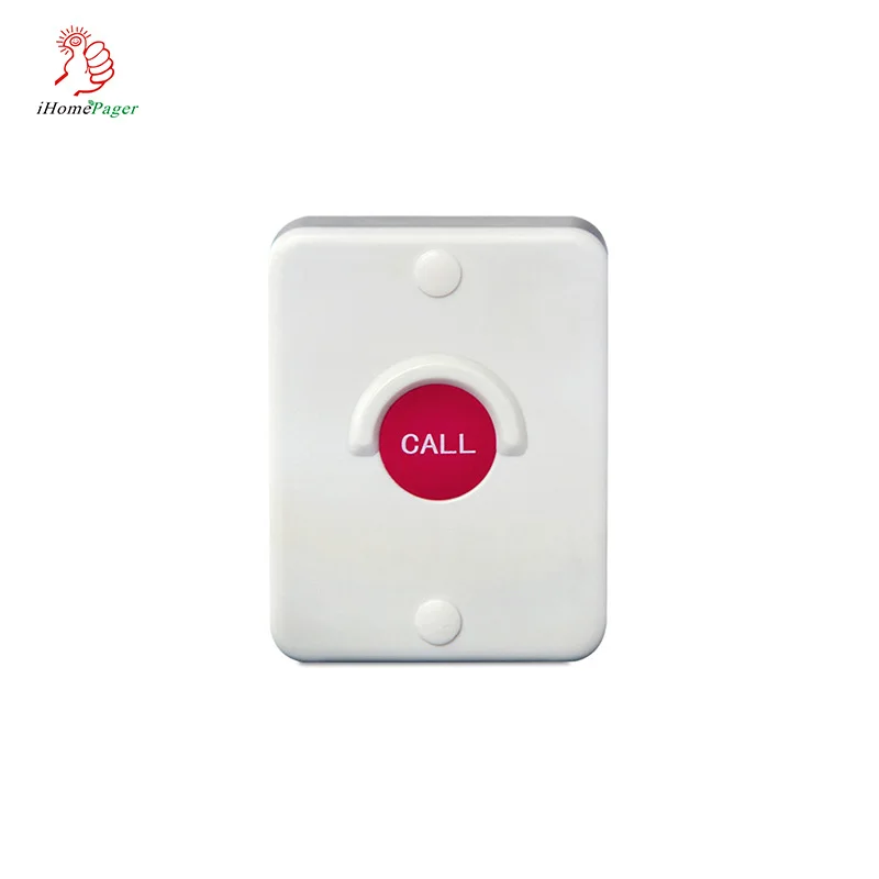 

High Quality 1Key Waterproof Wireless Restaurant Call Button,Guest Call Waiter System,With Removable Waterproof Base