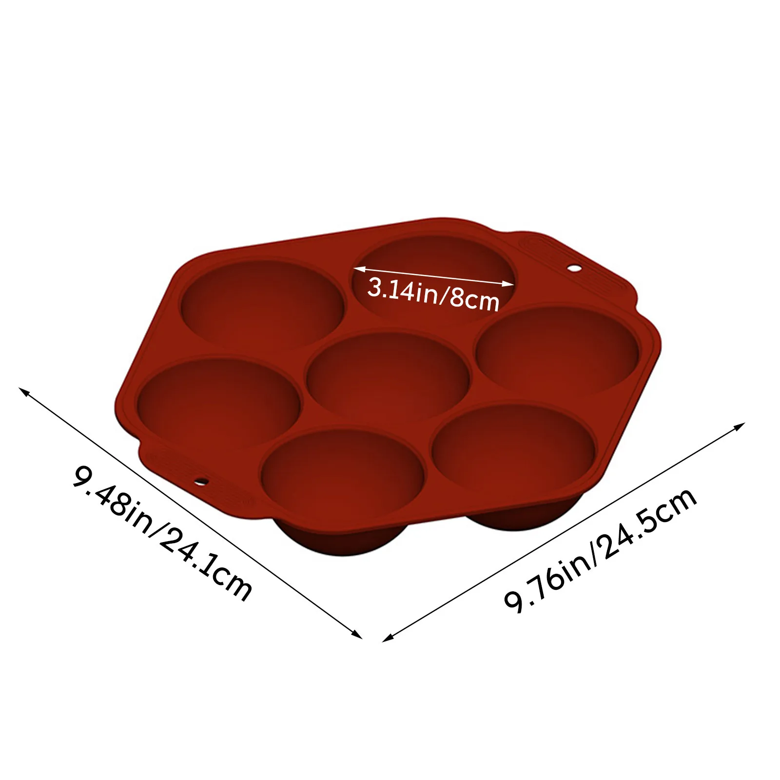 45 @ полушариковая Сфера силиконовая форма для торта формы маффинов шоколада