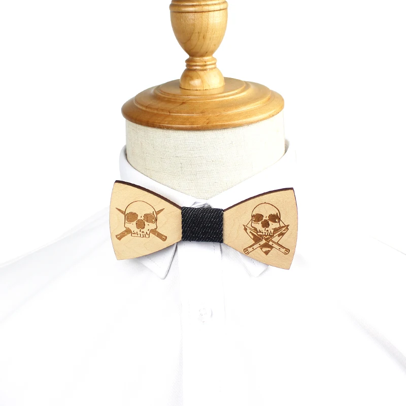 

Wood Bow Tie For Men Wooden Mens Bowties Gravatas Corbatas Business Butterfly Cravat Ties For Party Wedding Wood Ties