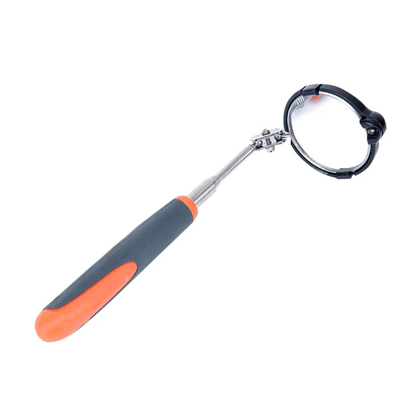 

1pcs Adjustable Repair Vehicle Chassis Telescopic Inspection Mirror with LED Light 55mm