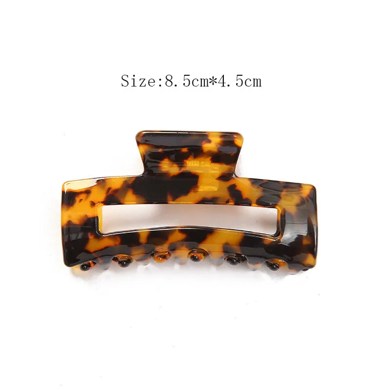 

Large Accetate Leopard Print Acetate Hairpins Hair Clip Crab Hair Claws For Women Girl Hair Accessories Headdress Party Gifts