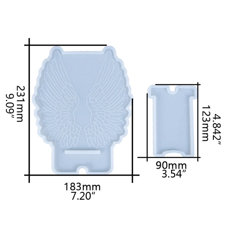 

Crystal Epoxy Resin Mold Phone Holder Cellphone Bracket Casting Silicone Mold K3KC