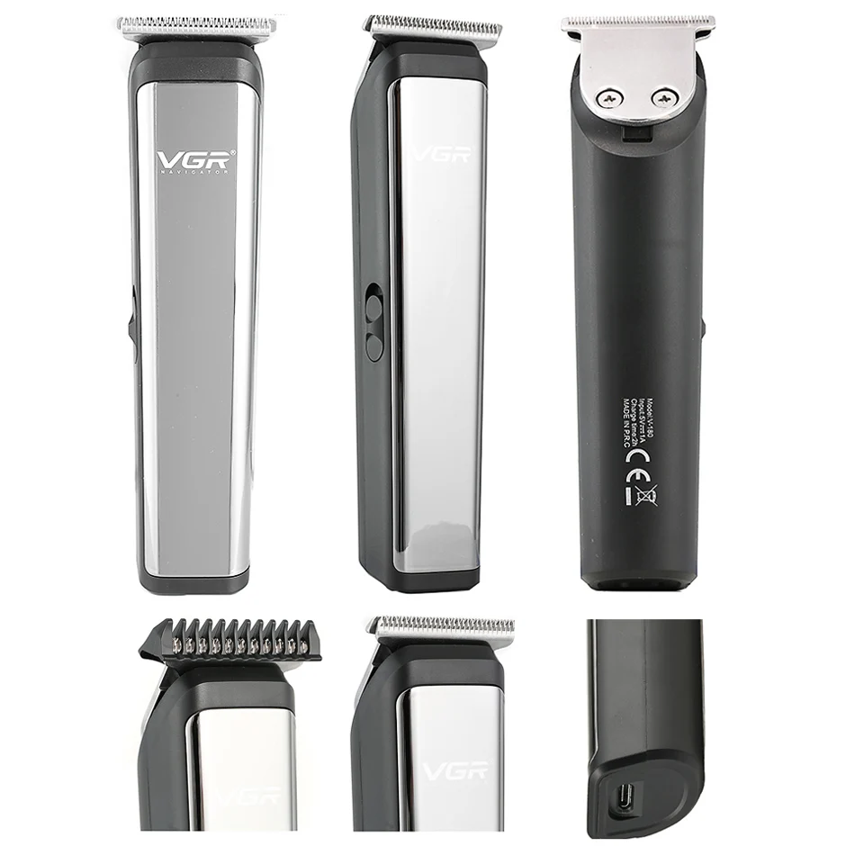 

VGR Hair Clipper Professional Hair Trimmer For Men Kids Mute Home Hair Clippers Beard Trimming Machine Barber Tools