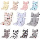 Универсальный двухсторонний Подушечка Для сиденья детской коляски, разноцветные мягкие утолщенные матрасы, коляски