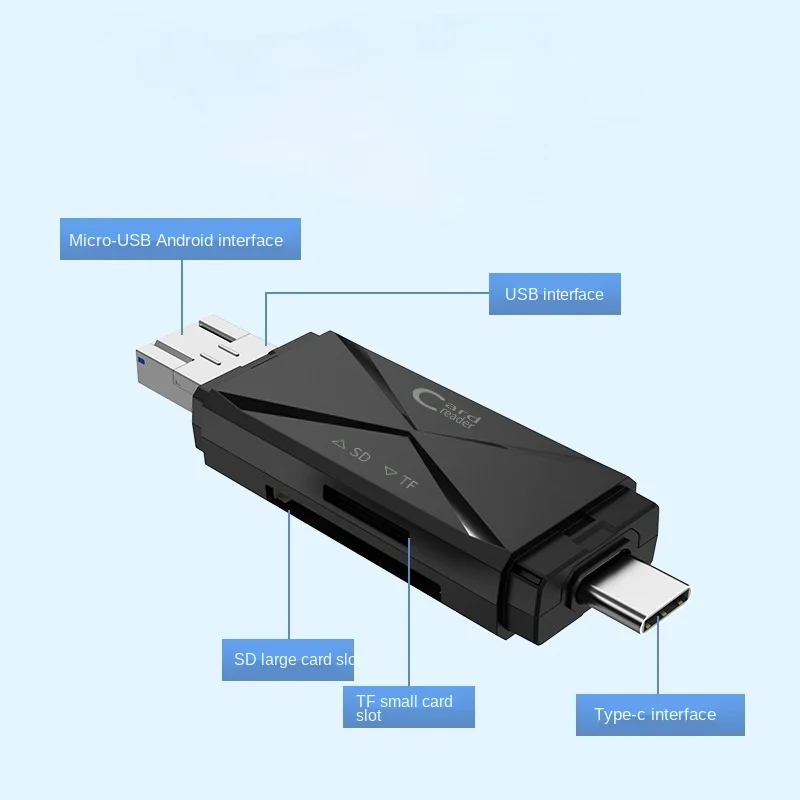 OTG Card Reader Micro-SD/SD Card/USB Mobile Phone TF High Speed 2.0 Multi-Function | Компьютеры и офис