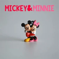 disney mickey mouse minnie 2 5cm mini model anime doll pvc action figures accessories figurines toys for kid toy