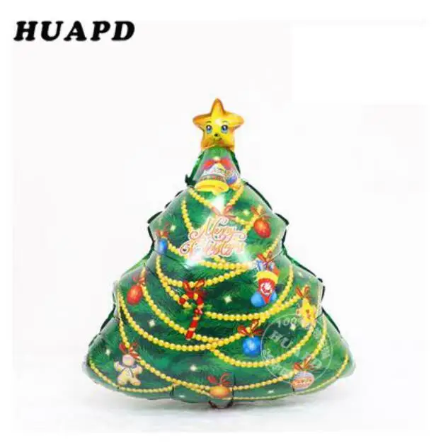 Рождественские Елочные воздушные шары веселая Рождественская елка гелиевый