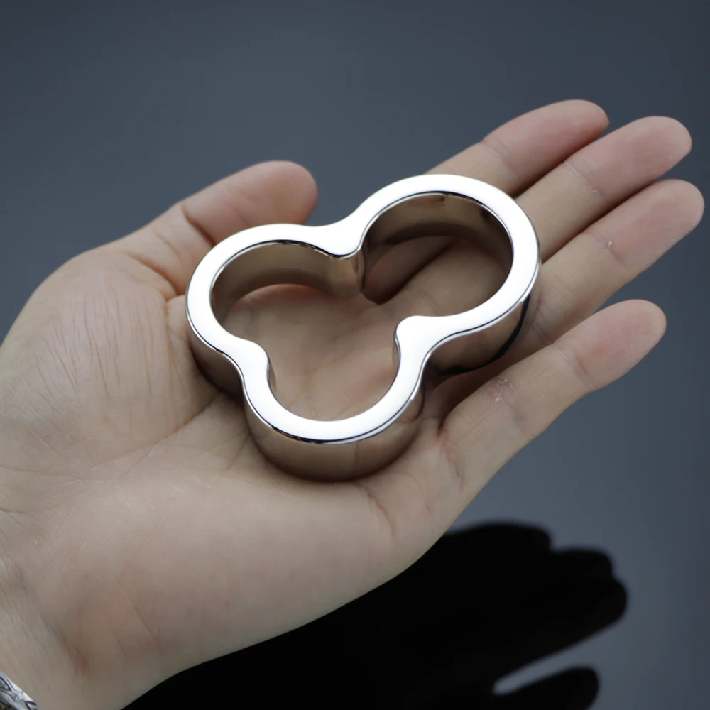 Новинка металлическое кольцо в виде шара для мошонки с замком пениса сверхмощный