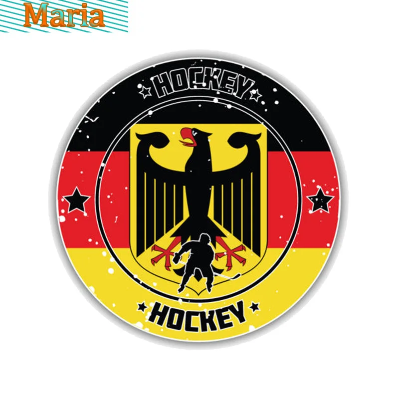 

Car Stickers Germany Flag Hockey Sport Accessories Motorcycle Cover Scratches PVC JDM JEEP Van Bike Offroad RV A4 Q3 Polo