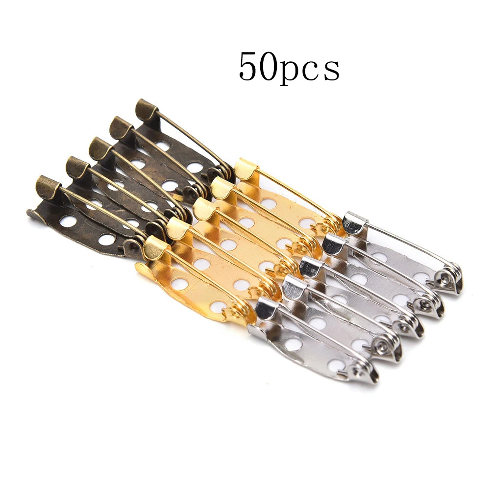 Железная основа-зажим для броши пустая основа-застежка бижутерии принадлежности