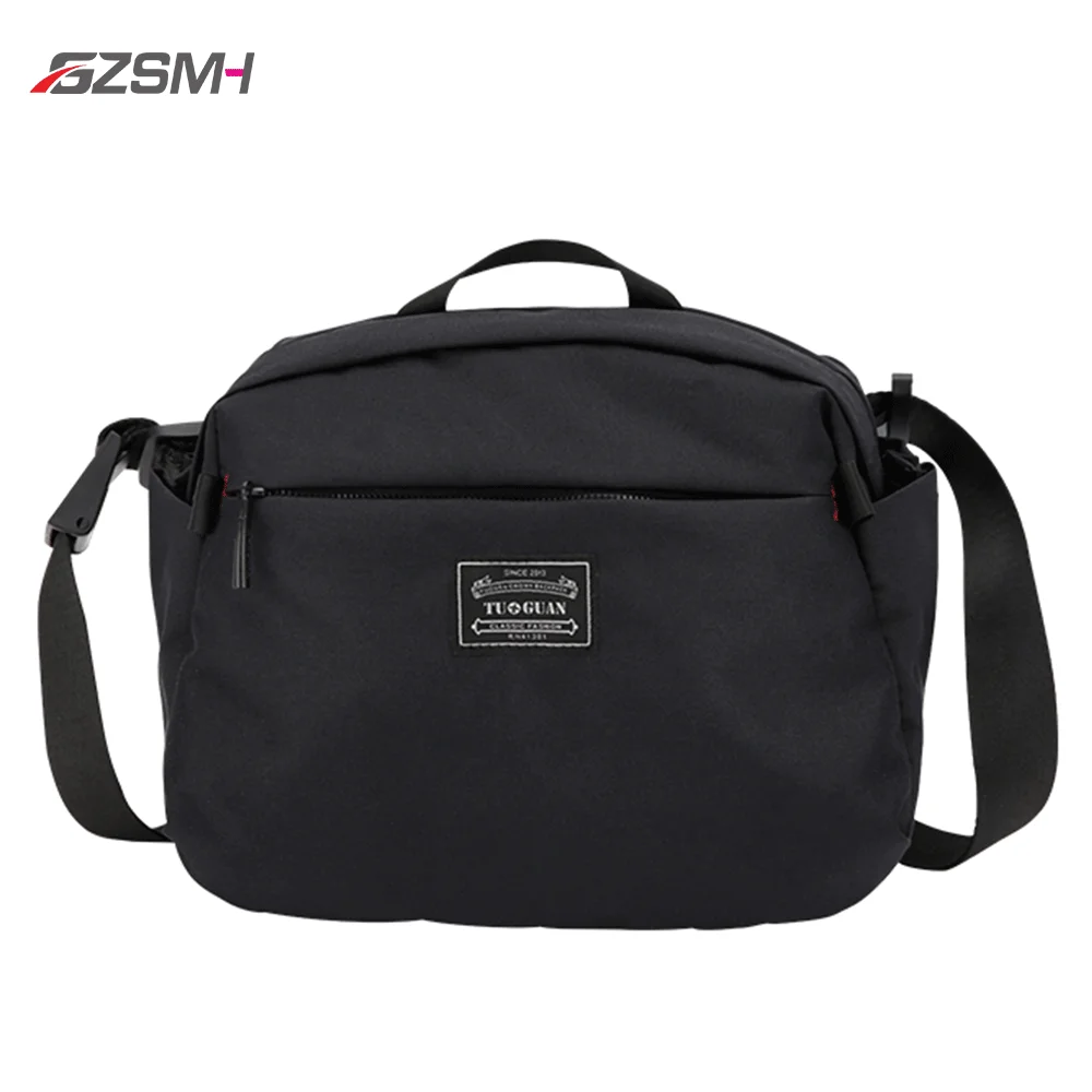 

Men Canvas Shoulder Bag Black Waterproof Detachable Crossbody Bag Fashion Travel 3 Types Messenger Bag Waist Packs HandBag