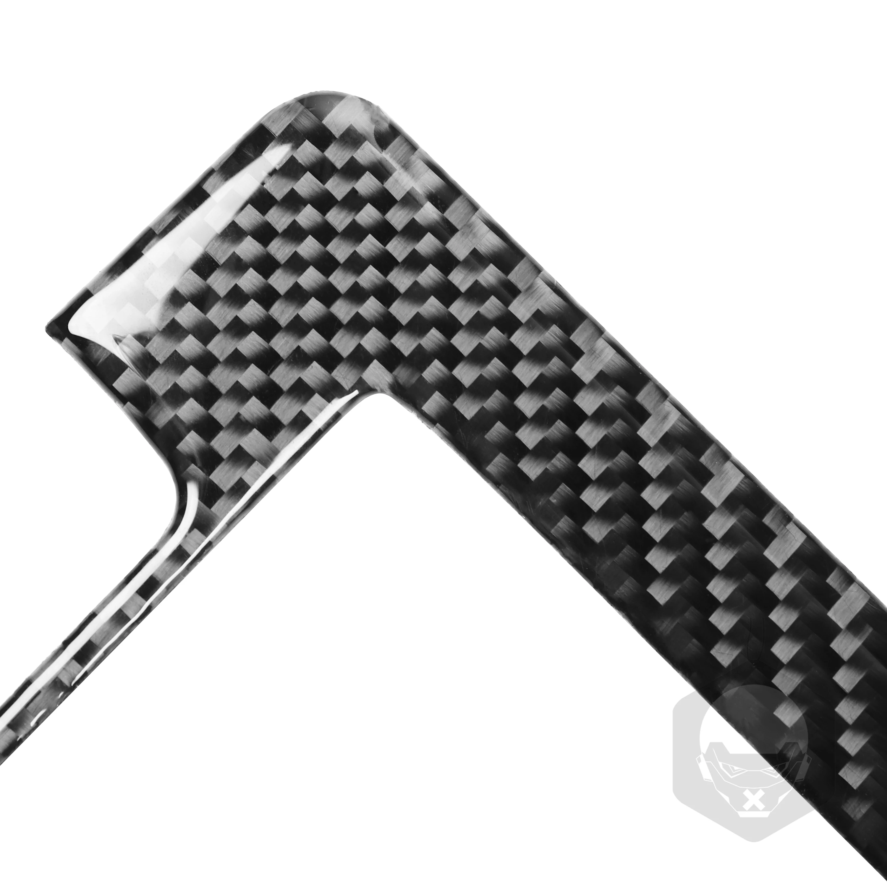 

For Dodge Challenger 2015+ Carbon Fiber Radio Display Frame Control Button Panel Sticker Mouldings Interior Car Accessories