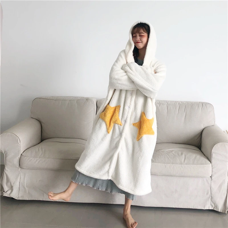 2019 Autumn Winter New Fashion Plush Jacket Women Long Sleeve Hooded Fur Coat Ladies OVERSIZE Teddy Coats Homewear Woman | Женская