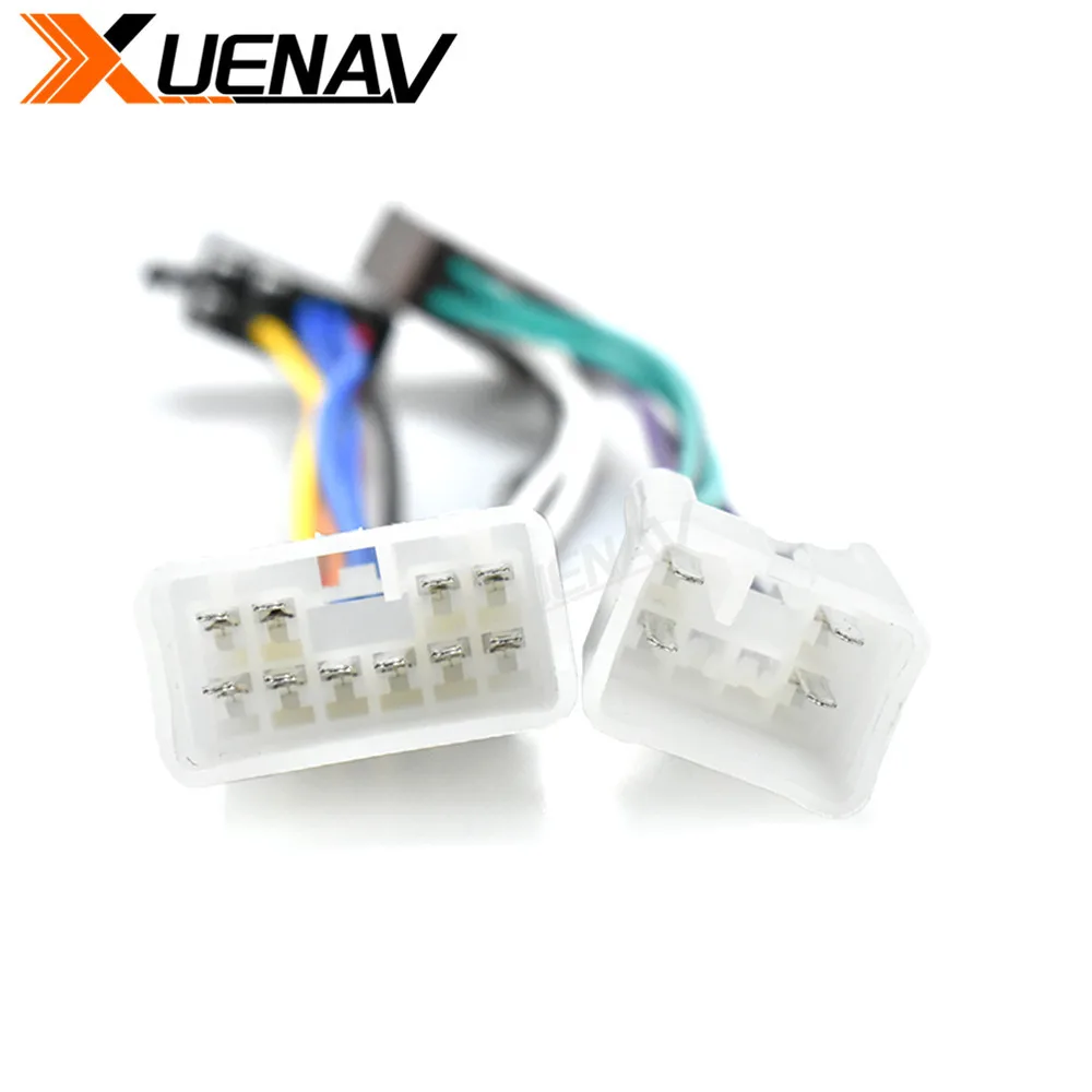 

Xuenav 12-022 ISO Wiring Harness Cable FORTOYOTA 1984+ for DAIHATSU 1985+Connector Cable