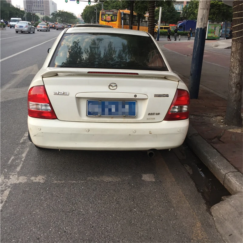 Спойлер для Mazda 323 спойлер из АБС материала заднего крыла автомобиля праймер