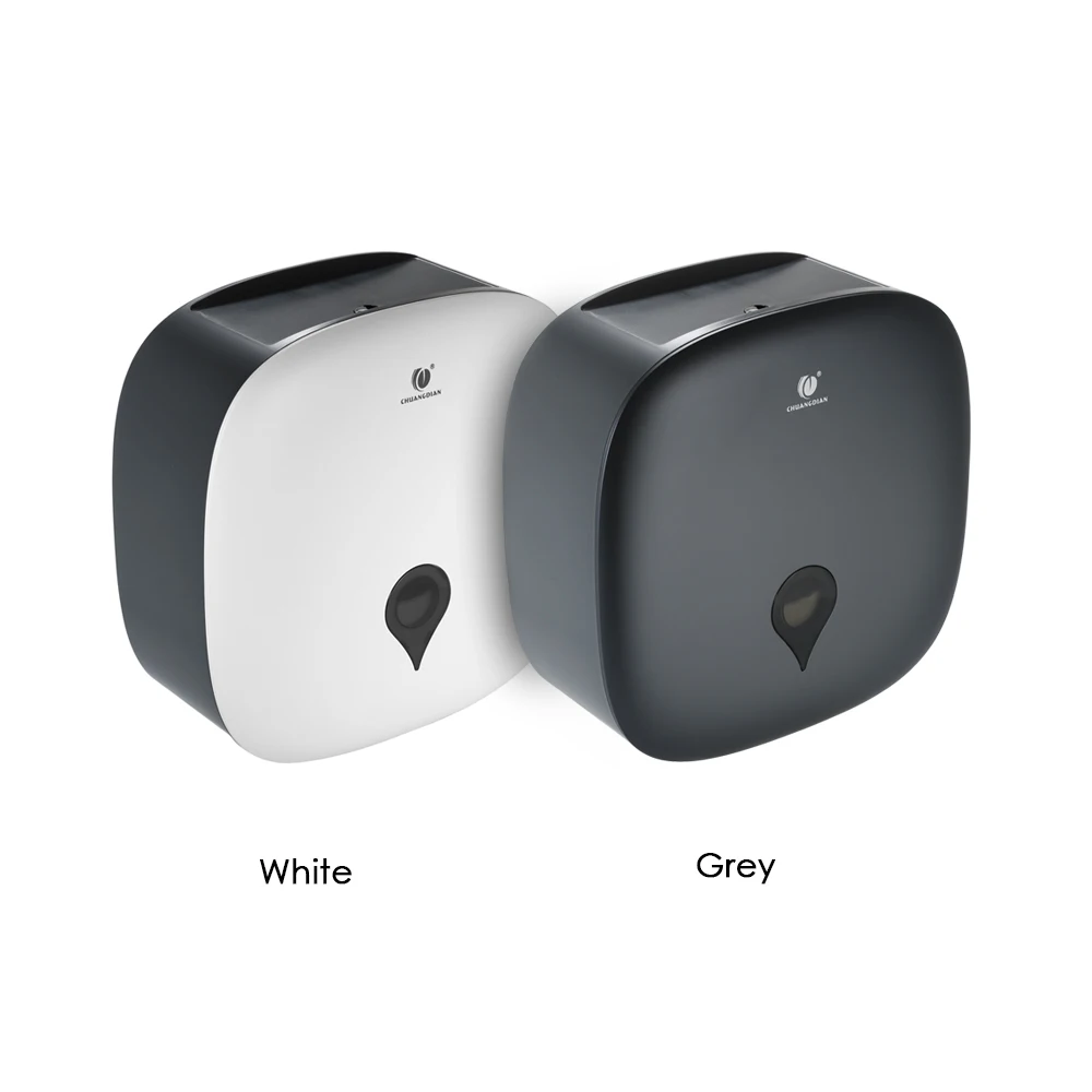 

No Drilling Wall Mounted Single Jumbo Roll Tissue Dispenser Hanging Toilet Paper Dispenser Holder Hotel Restaurant Tissue Box