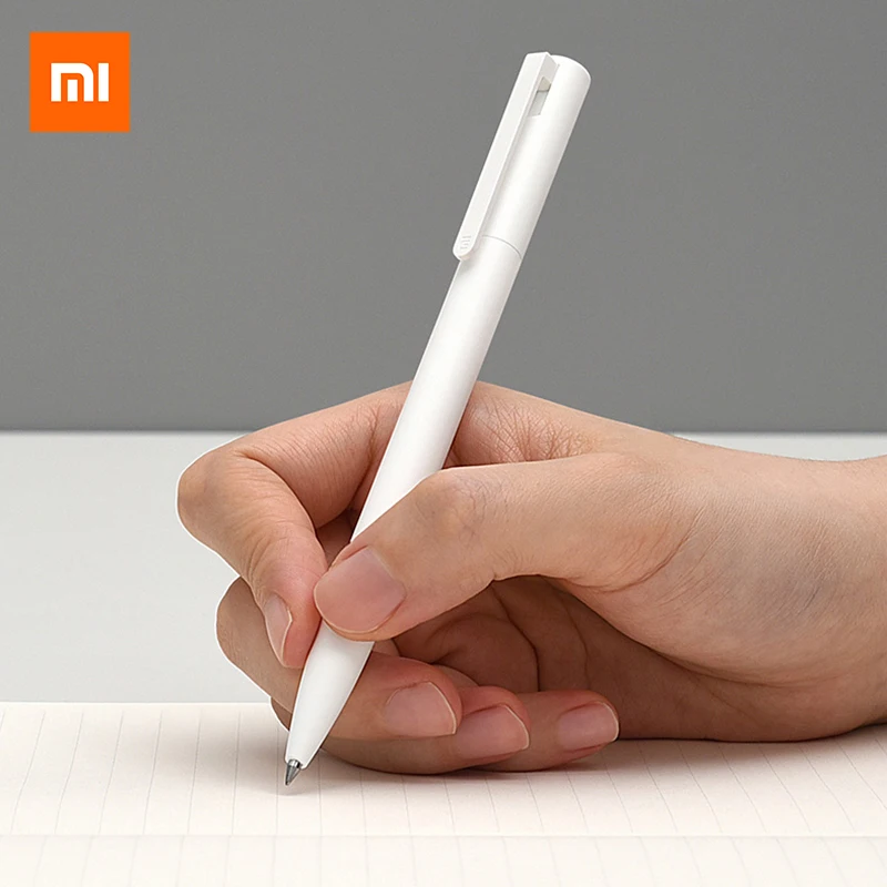 

Ручка гелевая Xiaomi Mijia, 9,5 мм, со сменным стержнем, синяя/черная