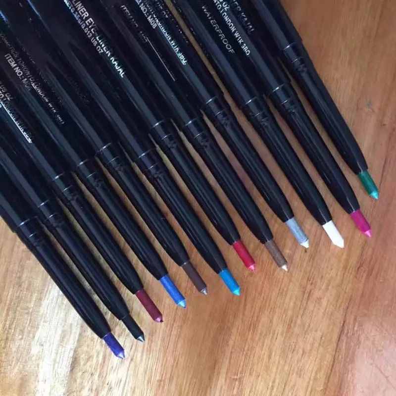 Горячая Распродажа 12 шт./компл. смешанные цвета макияж подводка для глаз карандаш