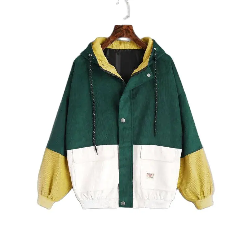 AECU11 куртка Для женщин теплые толстовки с капюшоном для малышей Вельветовая На