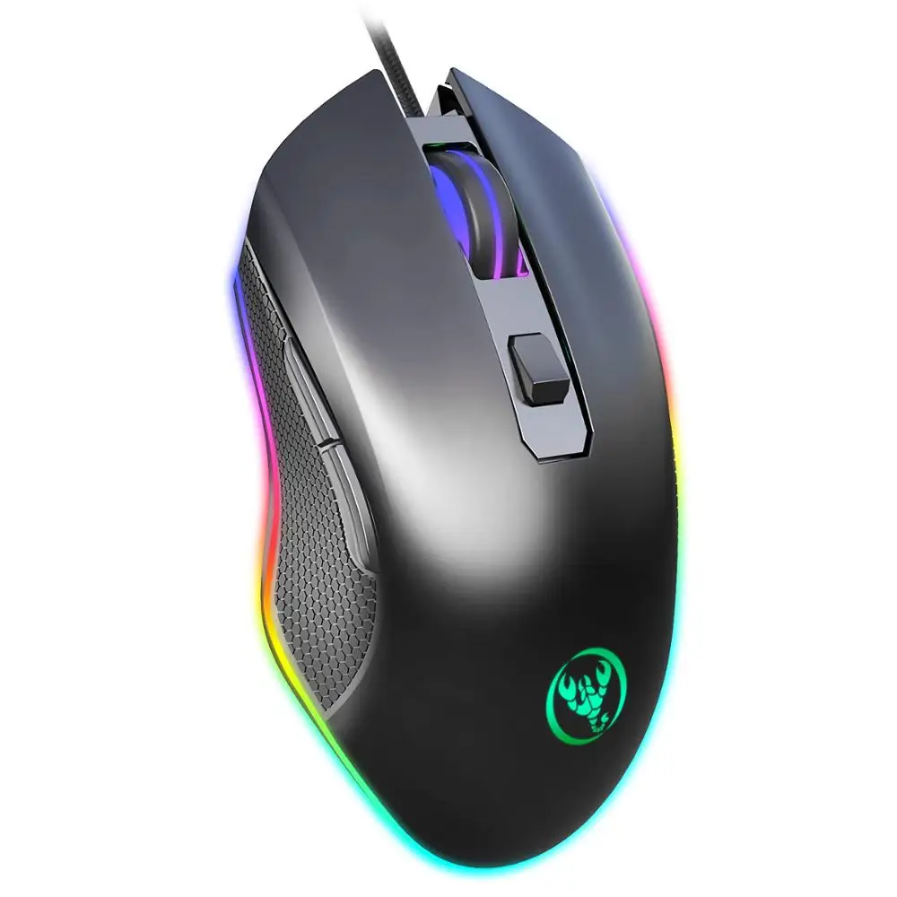 Новая A866RGB подсвечиваемая проводная мышь esport игровая мышь Четыре регулируемые до 6400 точек/дюйм