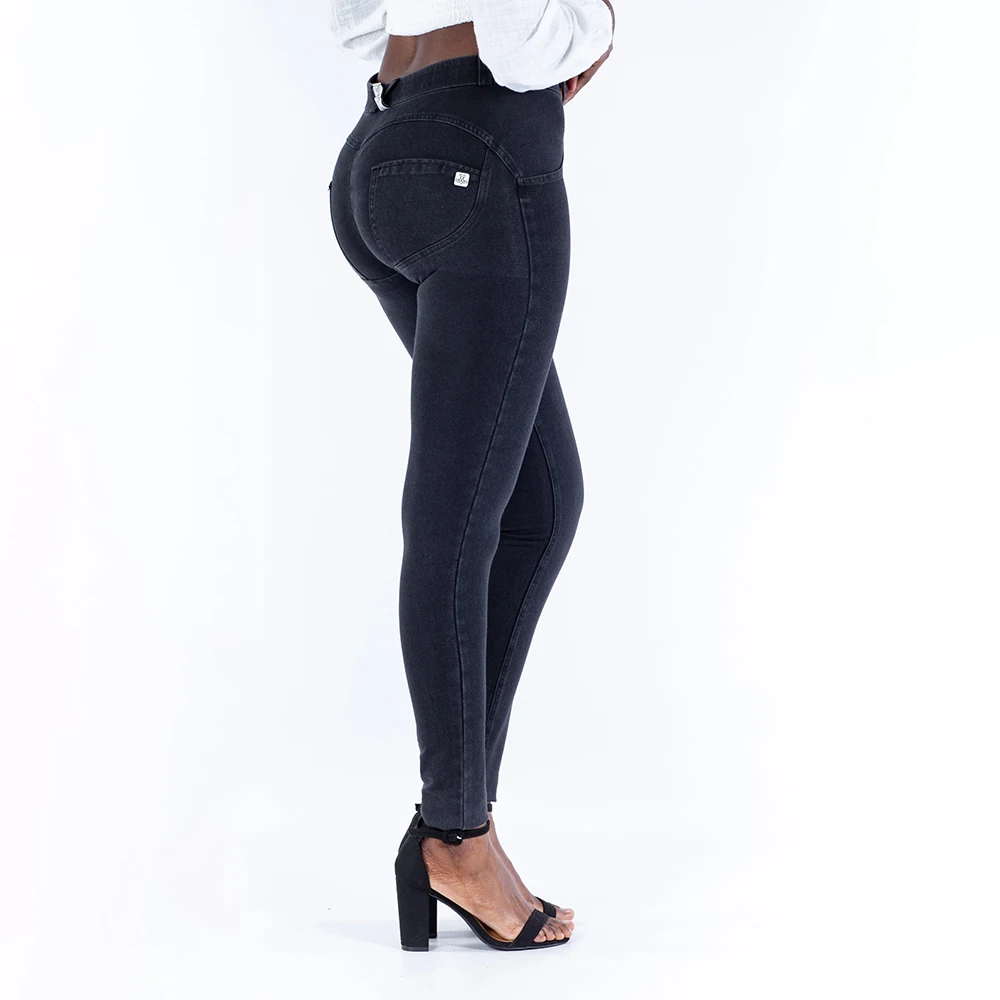 Melody Denim Wash супер удобные джинсы джеггинсы для женщин осень средняя талия пуш-ап