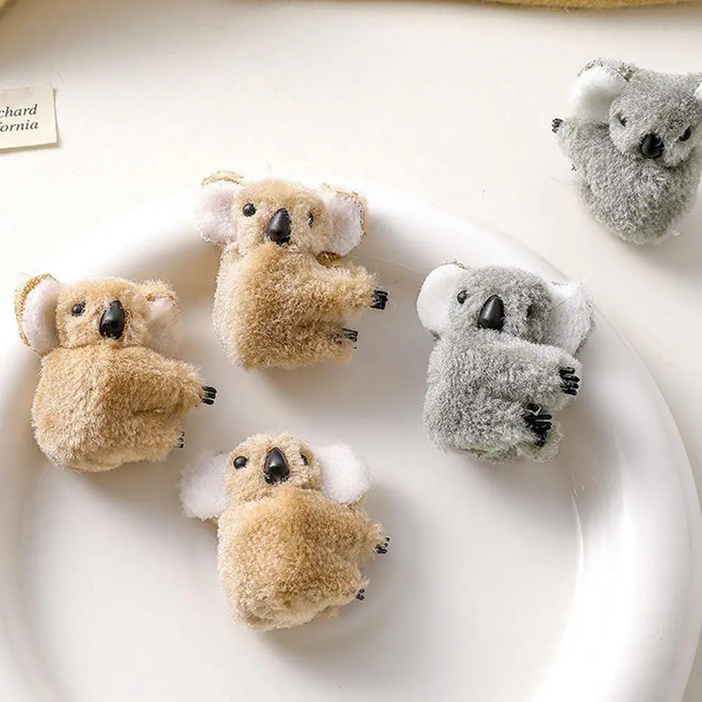 

Модный милый мультяшный 3D плюшевый коала заколка для волос коала для женщин девушек Модные женские заколки для волос коала аксессуары для в...