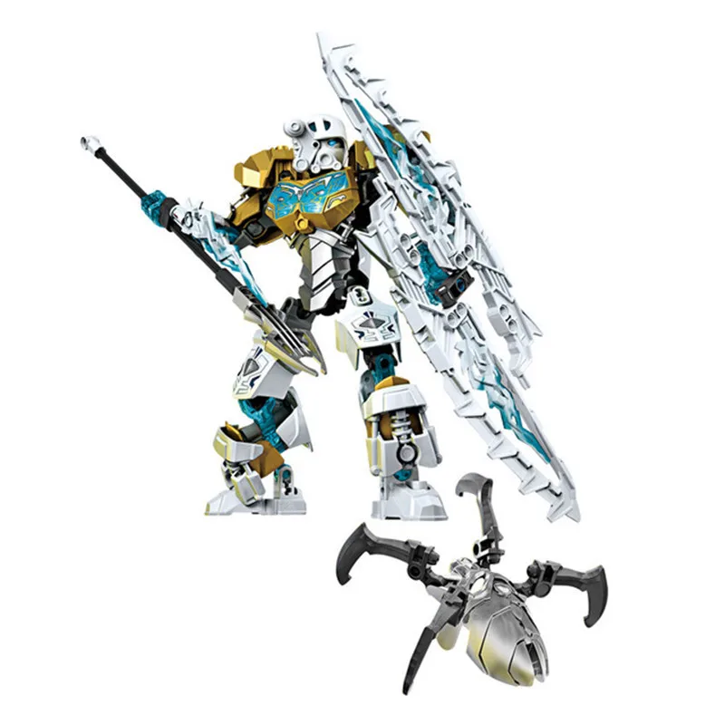 Фигурки игрушечные Bionicle Tahu/Kopaka/Onua/Lord Master череп огня/лед/Земля/паук совместимые с
