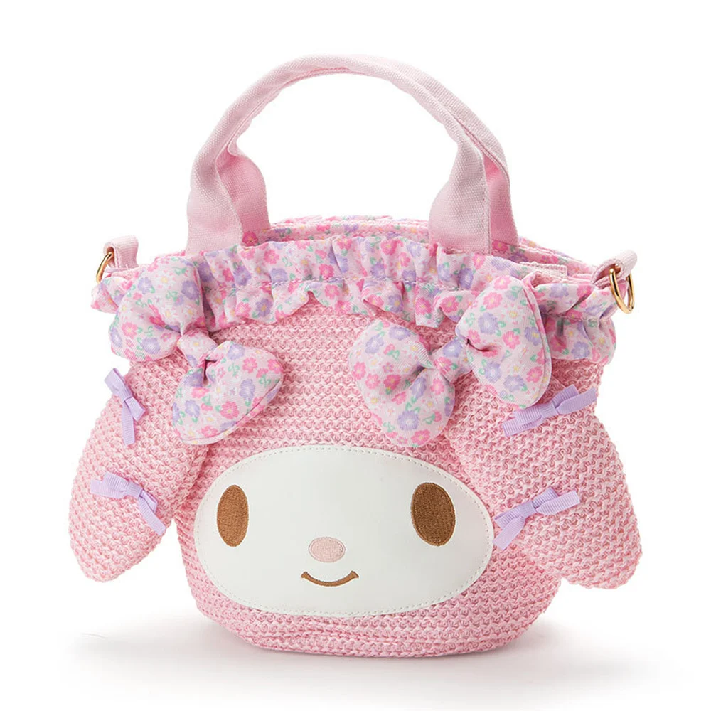 Дорожная сумка с рисунком кошки Sanrio мультяшный рюкзак на плечо боковым карманом