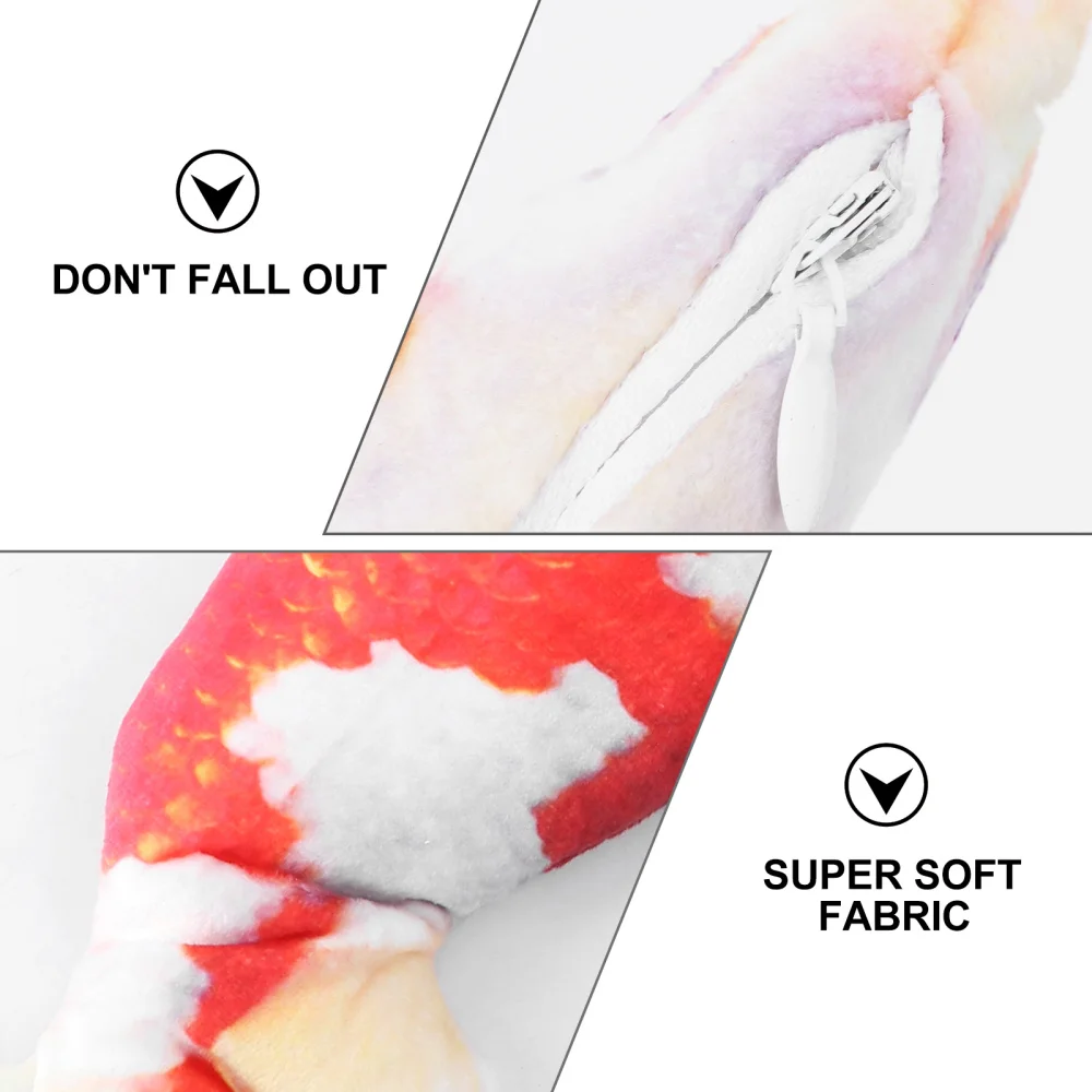 

2PCS Cat Plush Fish Plaything Vivid Electric Fish Cat with Catnip (2 Styles)