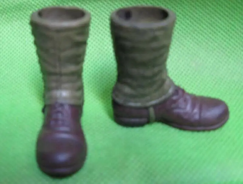 

1/6 Scale WWII Soldier Accessories Long-tube Boots Model for 12" Figure