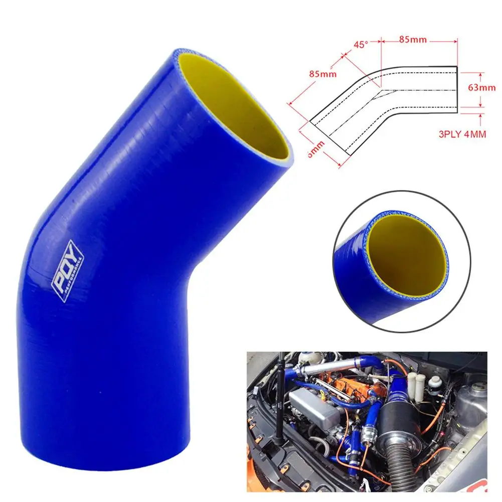 Универсальный автомобильный впускной шланг для впускного шланга 2 5 дюйма-3 дюйма