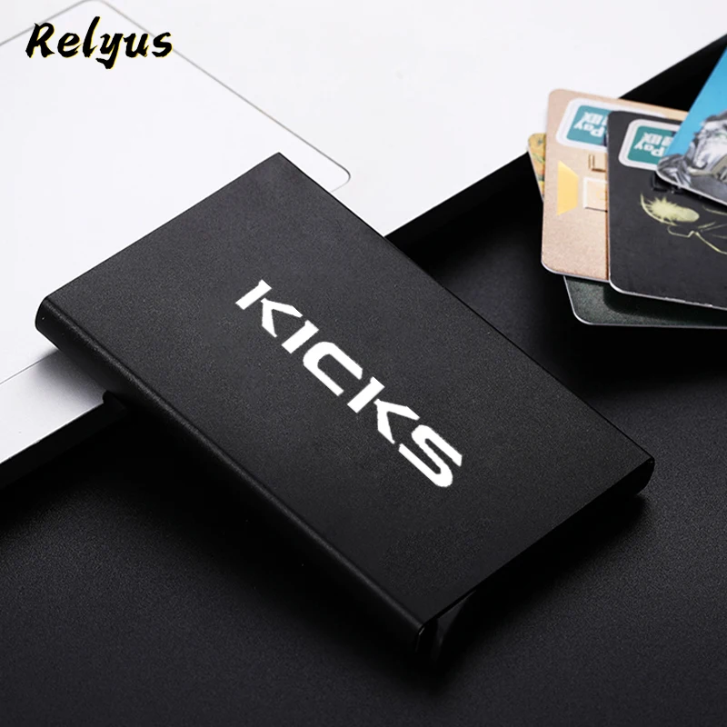 Держатель для кредитных карт с защитой от кражи мужчин и женщин тонкие