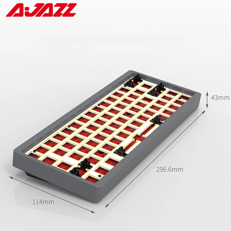 Клавиатура AJAZZ AC064 Механическая с поддержкой Bluetooth 64 клавиши 65% ГГц | Компьютеры и